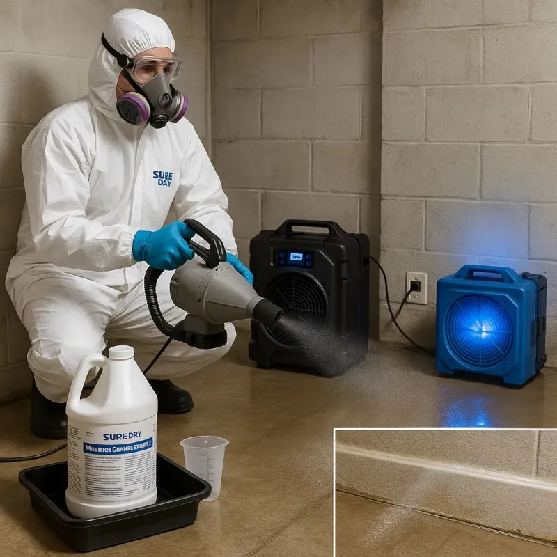 Sanitization and Odor Removal process in Concord, MA